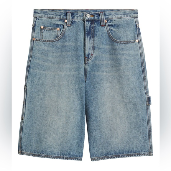 Elwood “E” Logo Oversize Denim Carpenter
Shorts - Picture 10 of 16